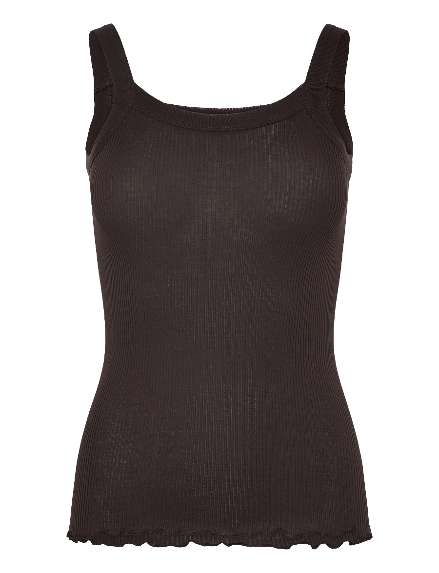 Rosemunde - RWBeatrice SL Strap Top - Ärmellose tops - ganache - 0