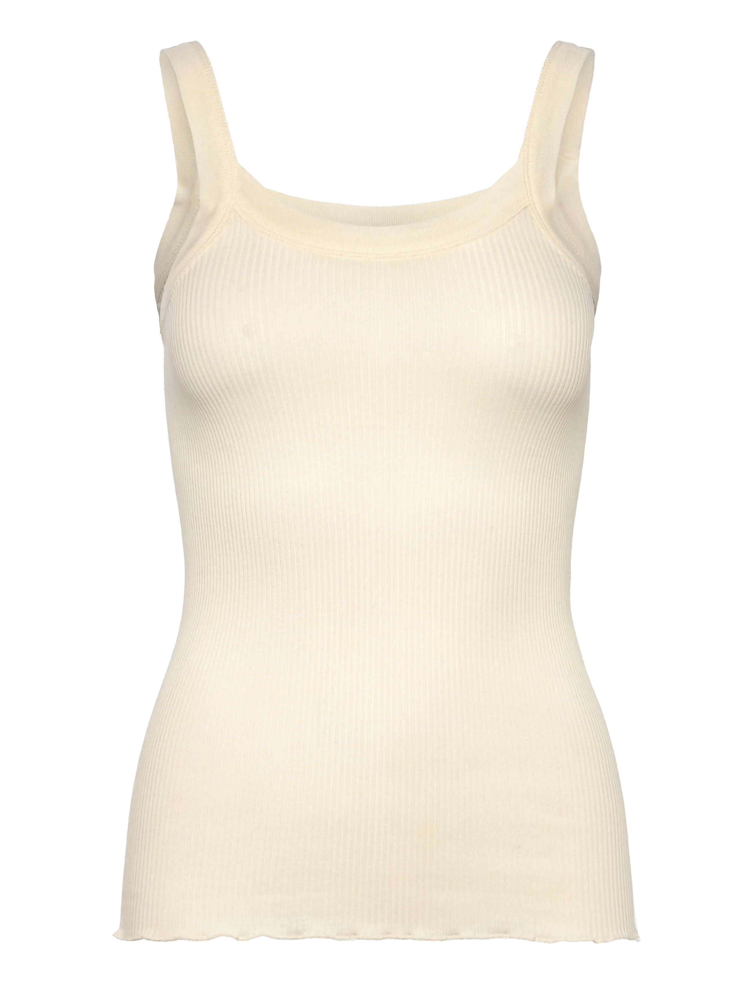 Rosemunde - RWBeatrice SL Strap Top - tanktops - ivory - 0