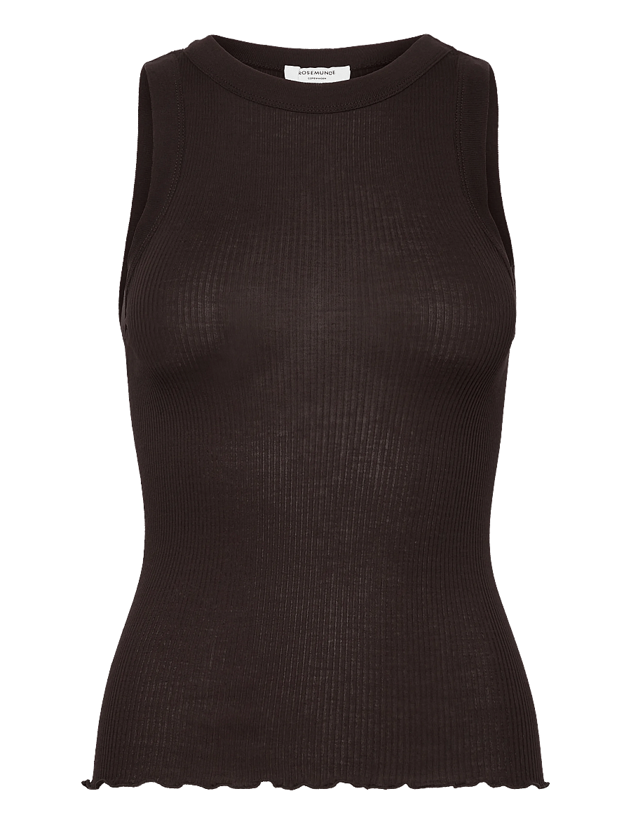 Rosemunde - RWBeatrice SL Boxer Top - Ärmellose tops - ganache - 0