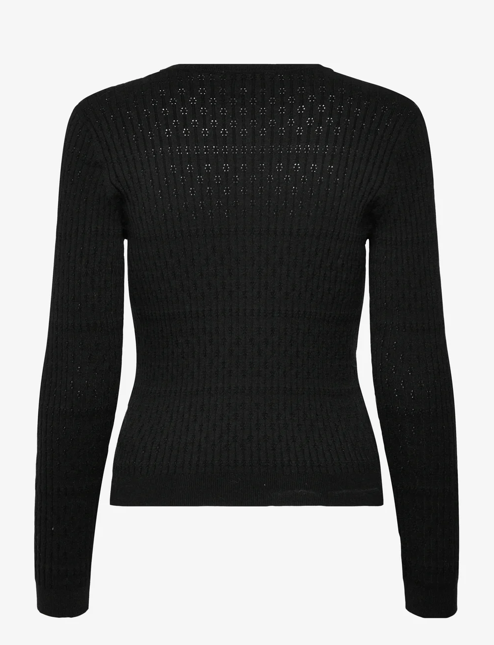 Rosemunde - RWDarcy LS Pointelle Cardigan - kardiganid - black - 1