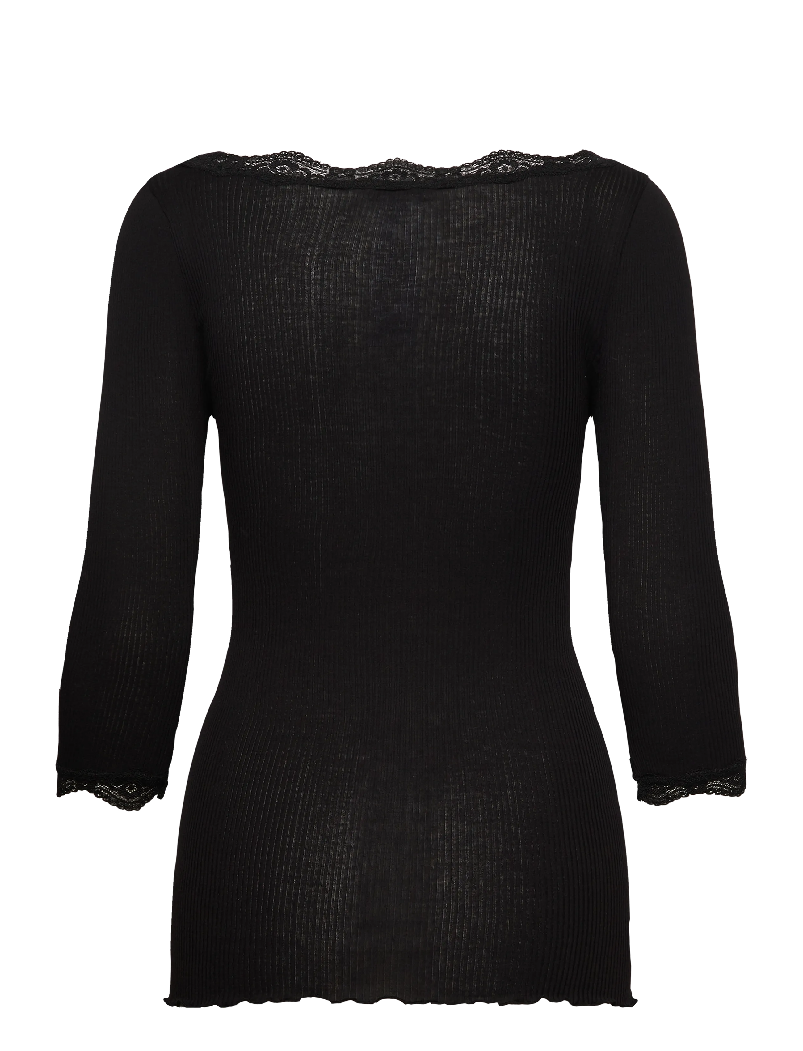 Rosemunde - RWBeatrice 3/4 S Boatneck T-shirt - hauts à manches longues - black - 1