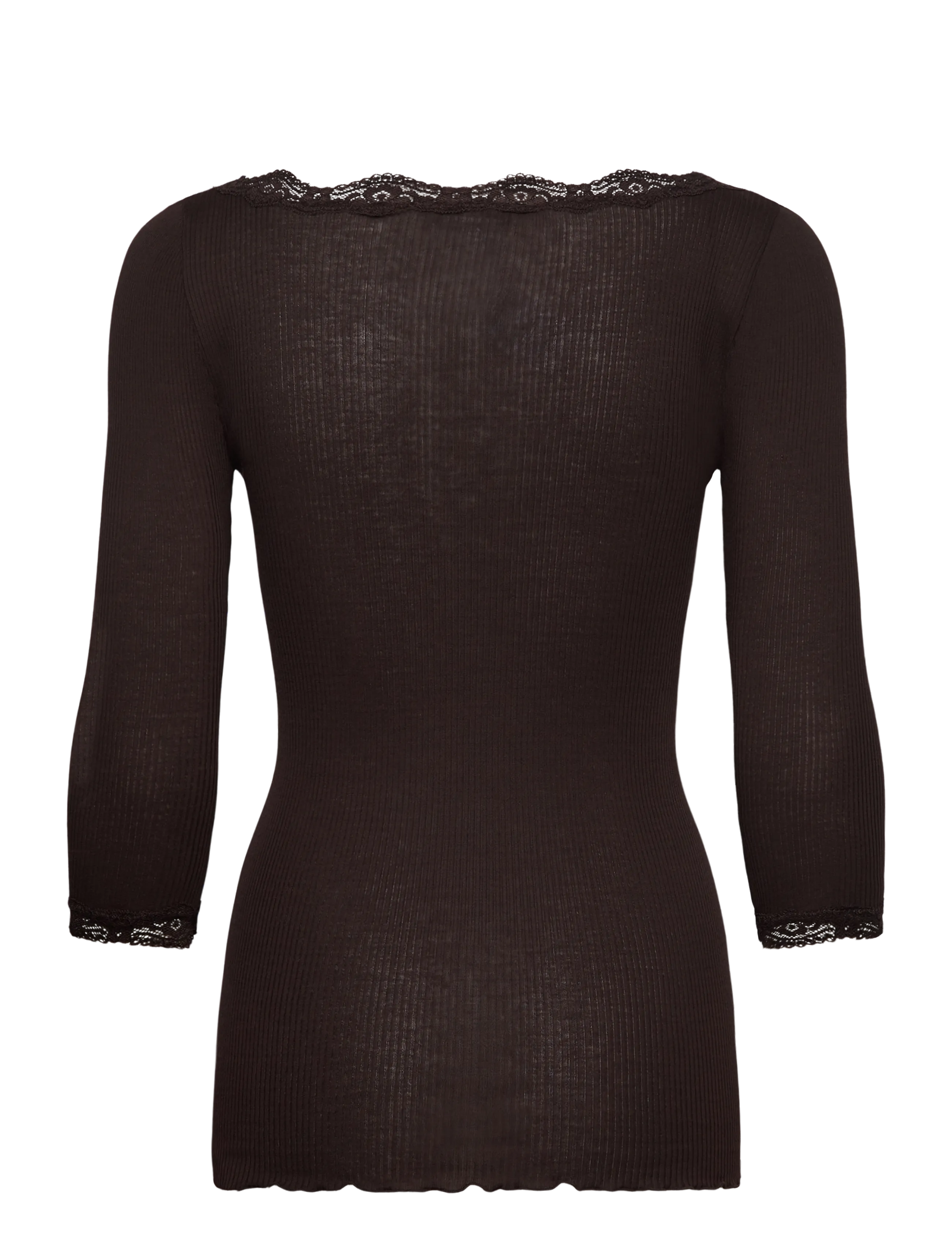 Rosemunde - RWBeatrice 3/4 S Boatneck T-shirt - ganache - 1
