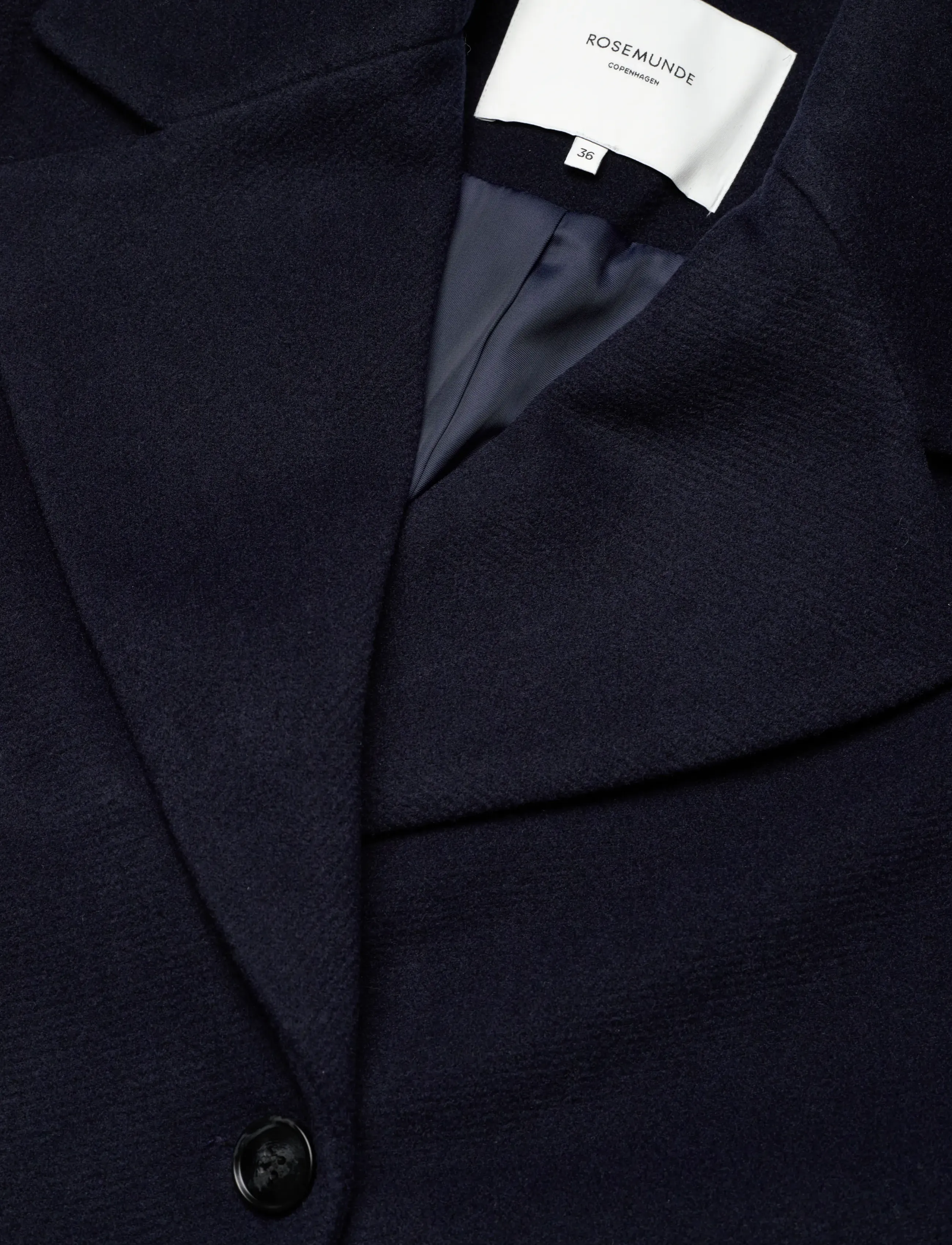 Rosemunde - RWTova LS Pea Coat - vinterjackor - navy - 2