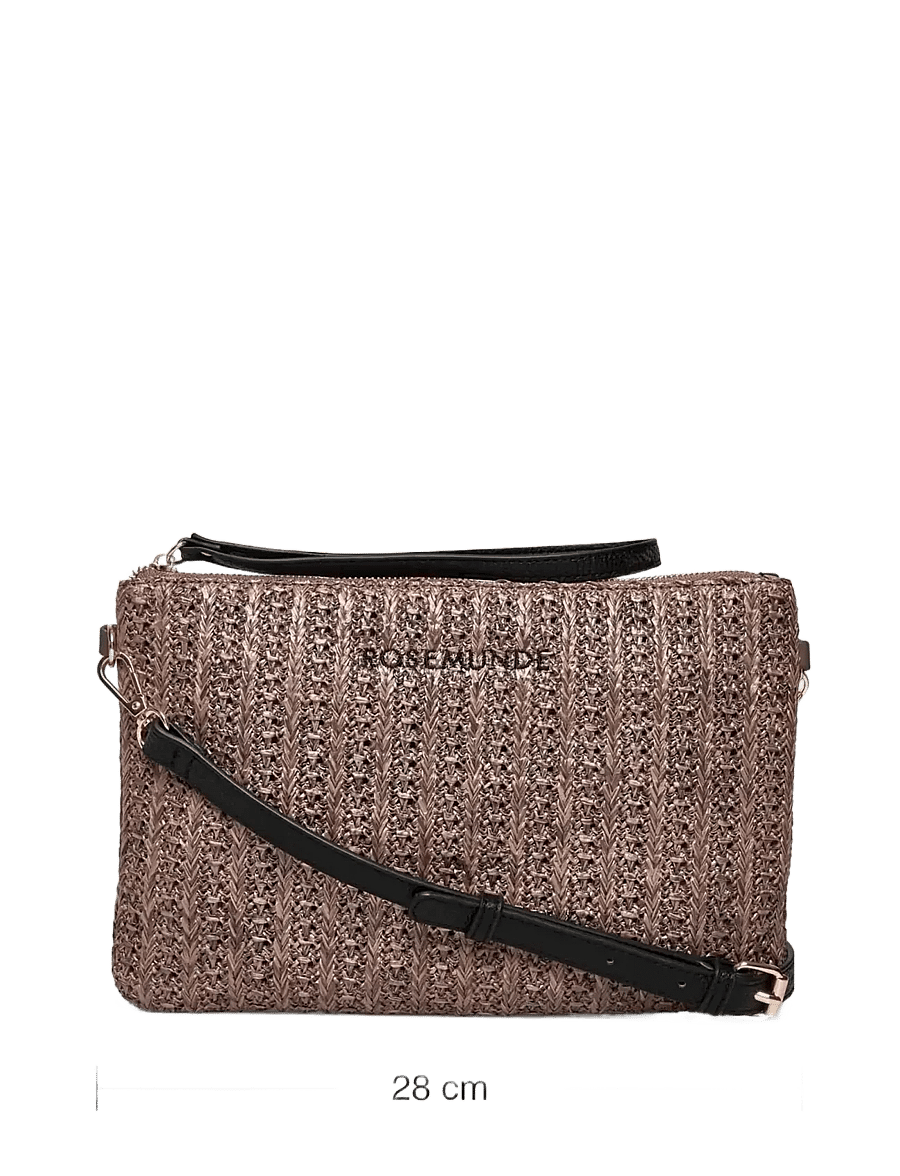 Rosemunde - RBCopacabana Medium Clutch - crossbody bags - brown straw - 3