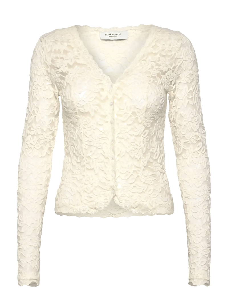 Rosemunde - RWDelicia Lace LS Cardigan - kardiganid - ivory - 0