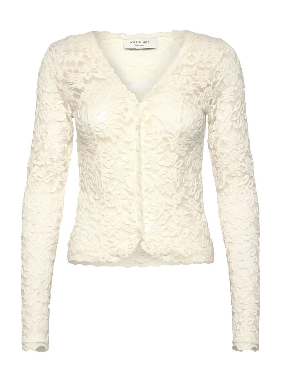 Rosemunde - RWDelicia Lace LS Cardigan - kardiganid - ivory - 1