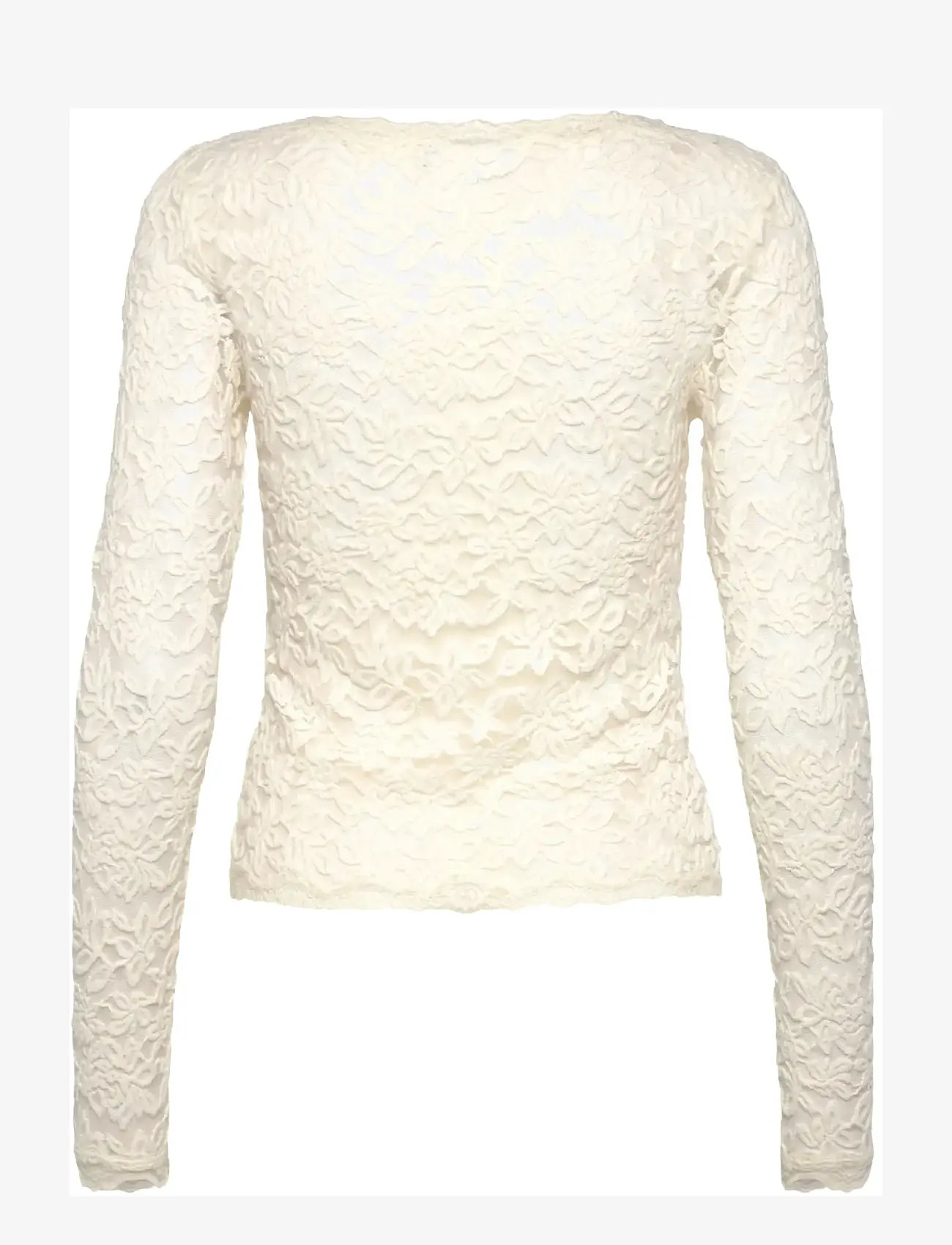 Rosemunde - RWDelicia Lace LS Cardigan - cardigans - ivory - 1
