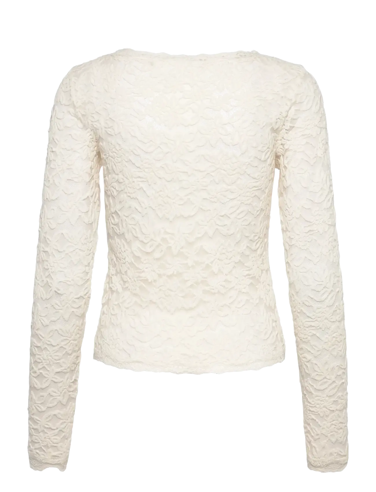 Rosemunde - RWDelicia Lace LS Cardigan - cardigans - ivory - 2