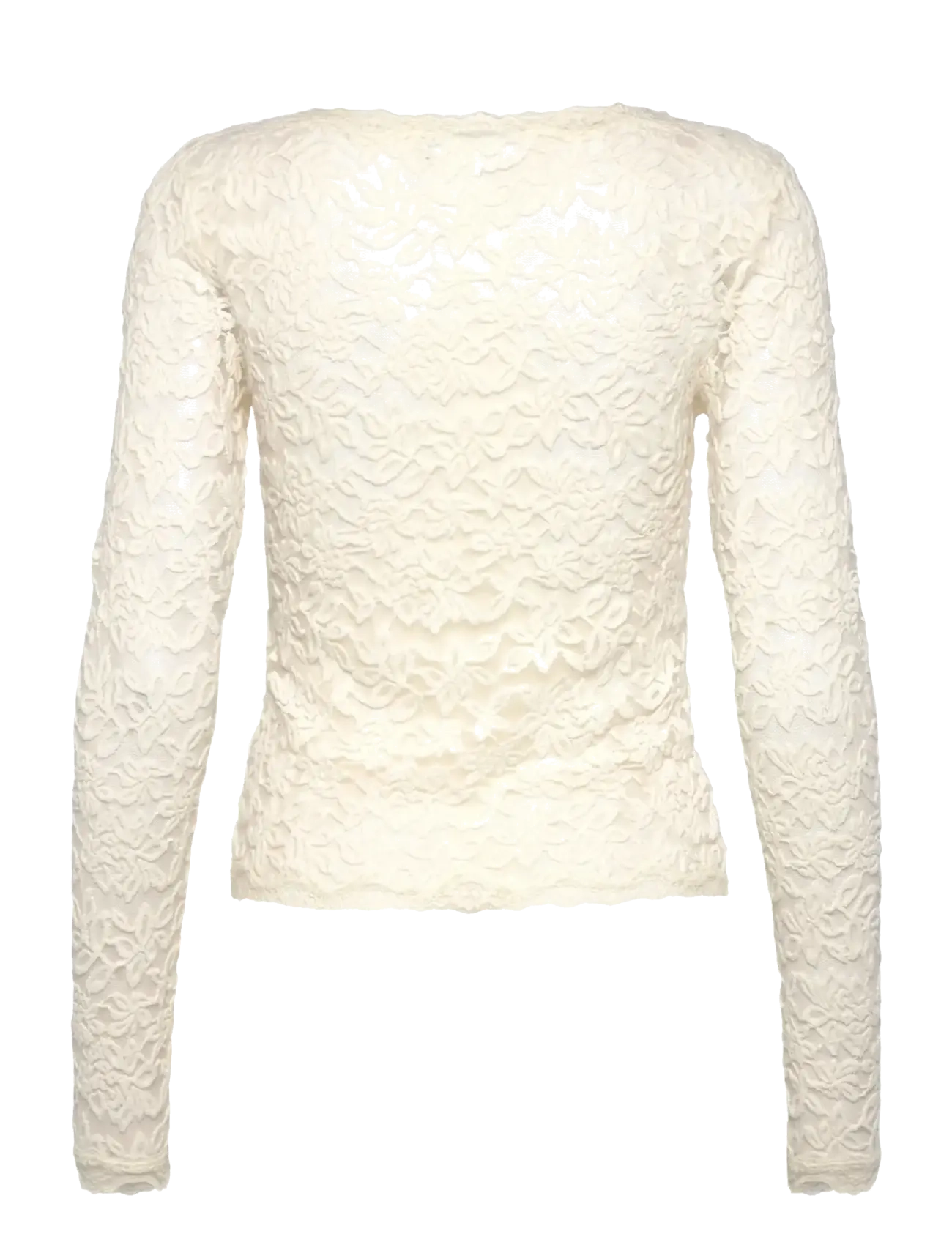 Rosemunde - RWDelicia Lace LS Cardigan - cardigans - ivory - 2