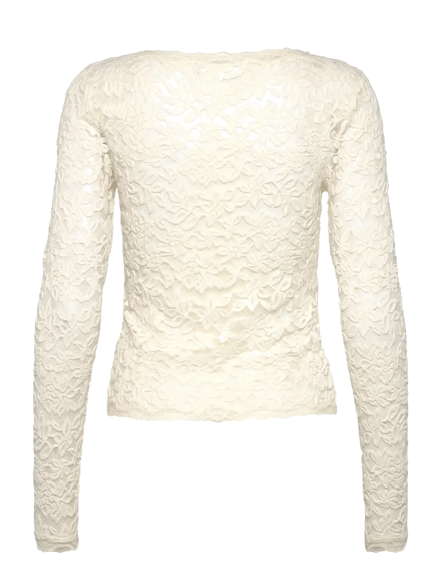 Rosemunde - RWDelicia Lace LS Cardigan - kardiganid - ivory - 2