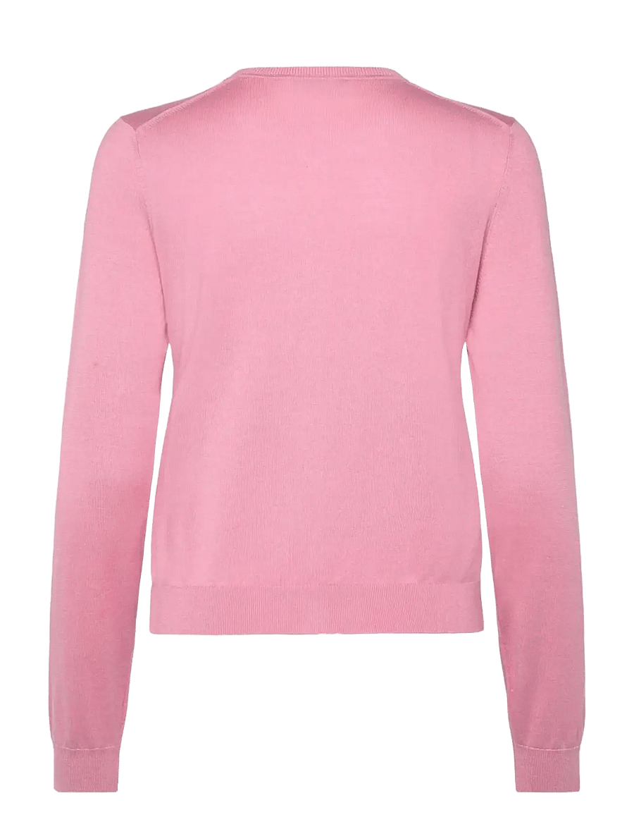 Rosemunde - RWCapri Silk LS O-neck Cardigan - strickjacken - sea pink - 2