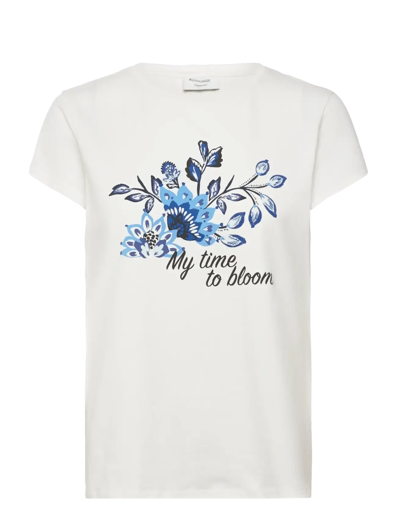 Rosemunde - RWNatali Print Capsleeve T-shirt - t-shirts - flower placement print - 1