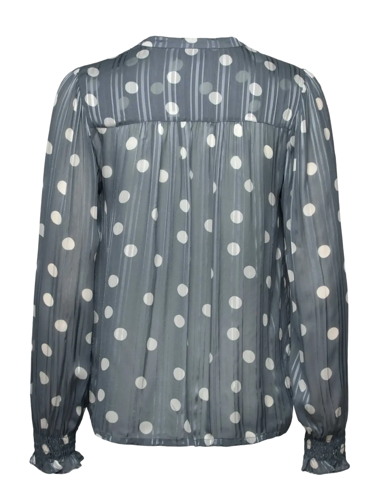 Rosemunde - RWGloria LS Blouse - stormy weather dot print - 1