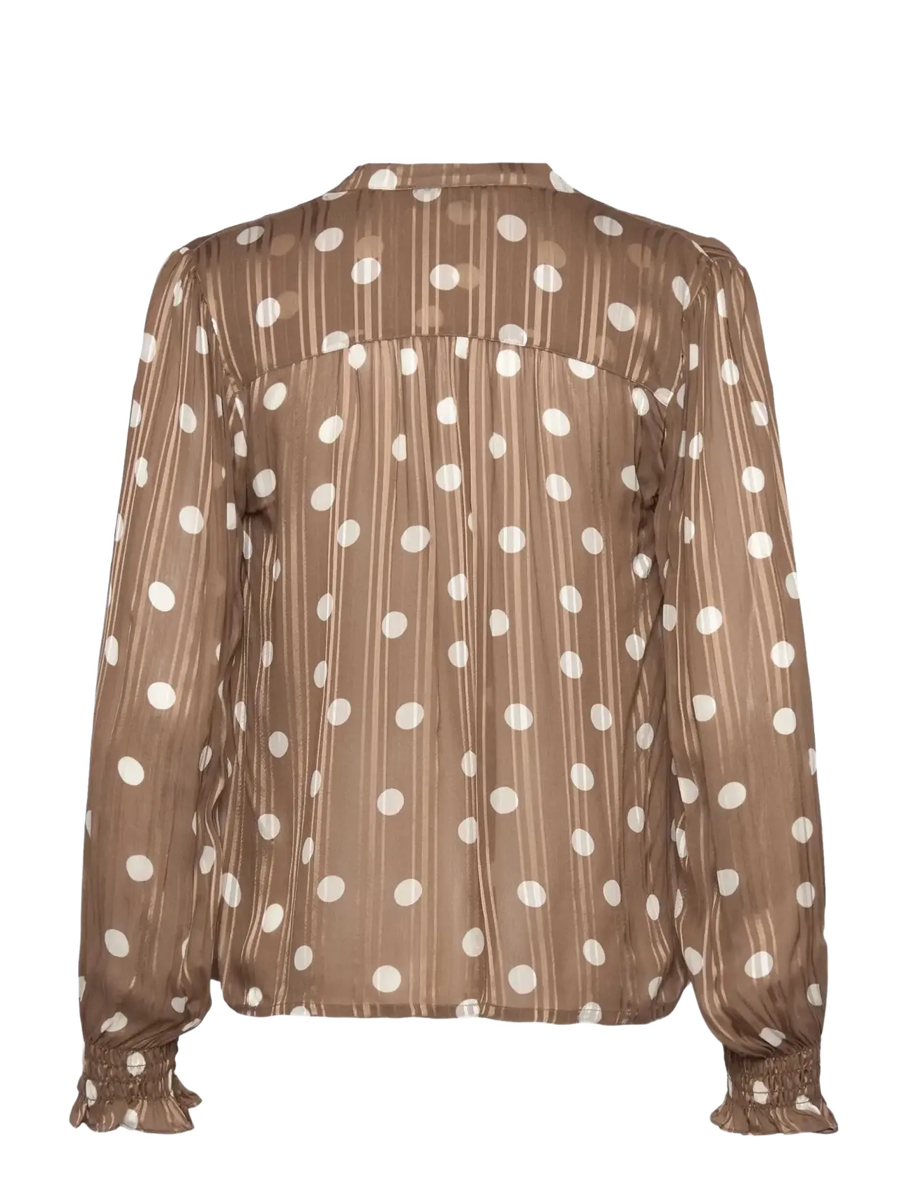 Rosemunde - RWGloria LS Blouse - coca mocha dot print - 2