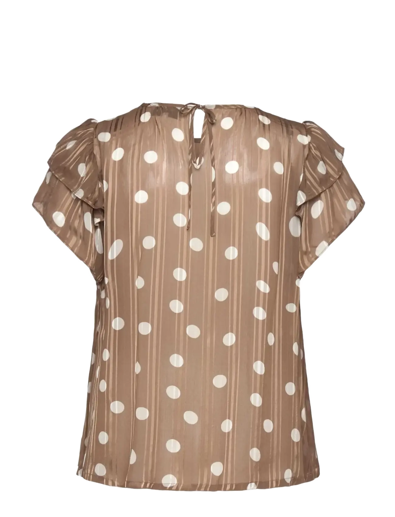 Rosemunde - RWGloria SS Blouse - coca mocha dot print - 2