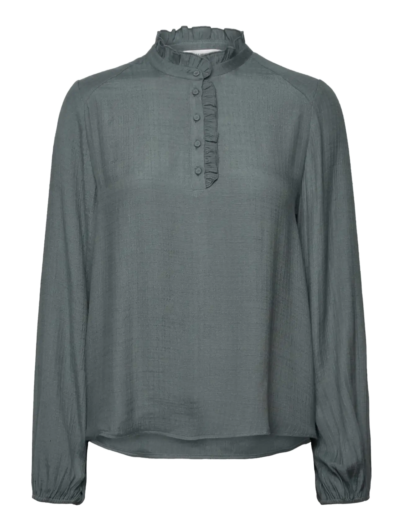 Rosemunde Rwmarseille Ls Blouse, 38, Grey, Bluser > Langærmede, Dame