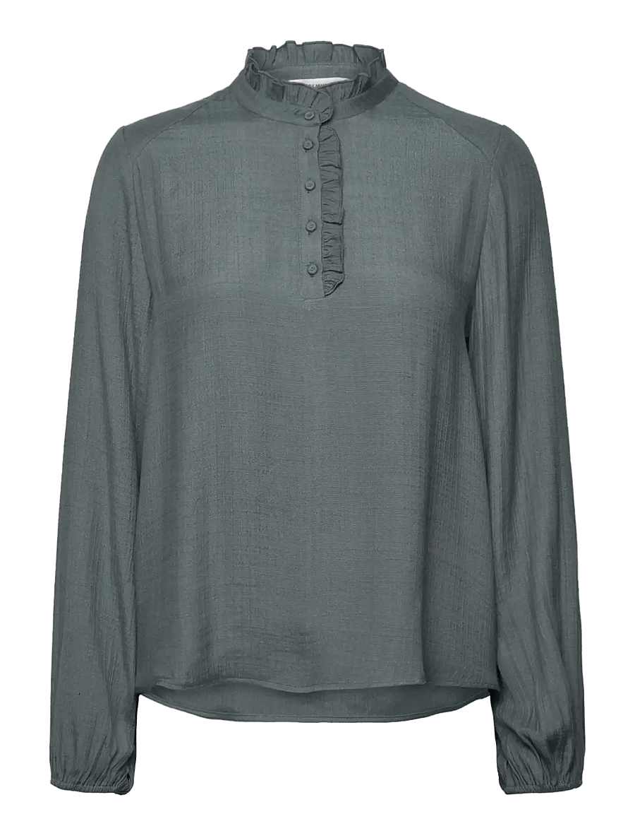 Rosemunde - RWMarseille LS Blouse - stormy weather - 0