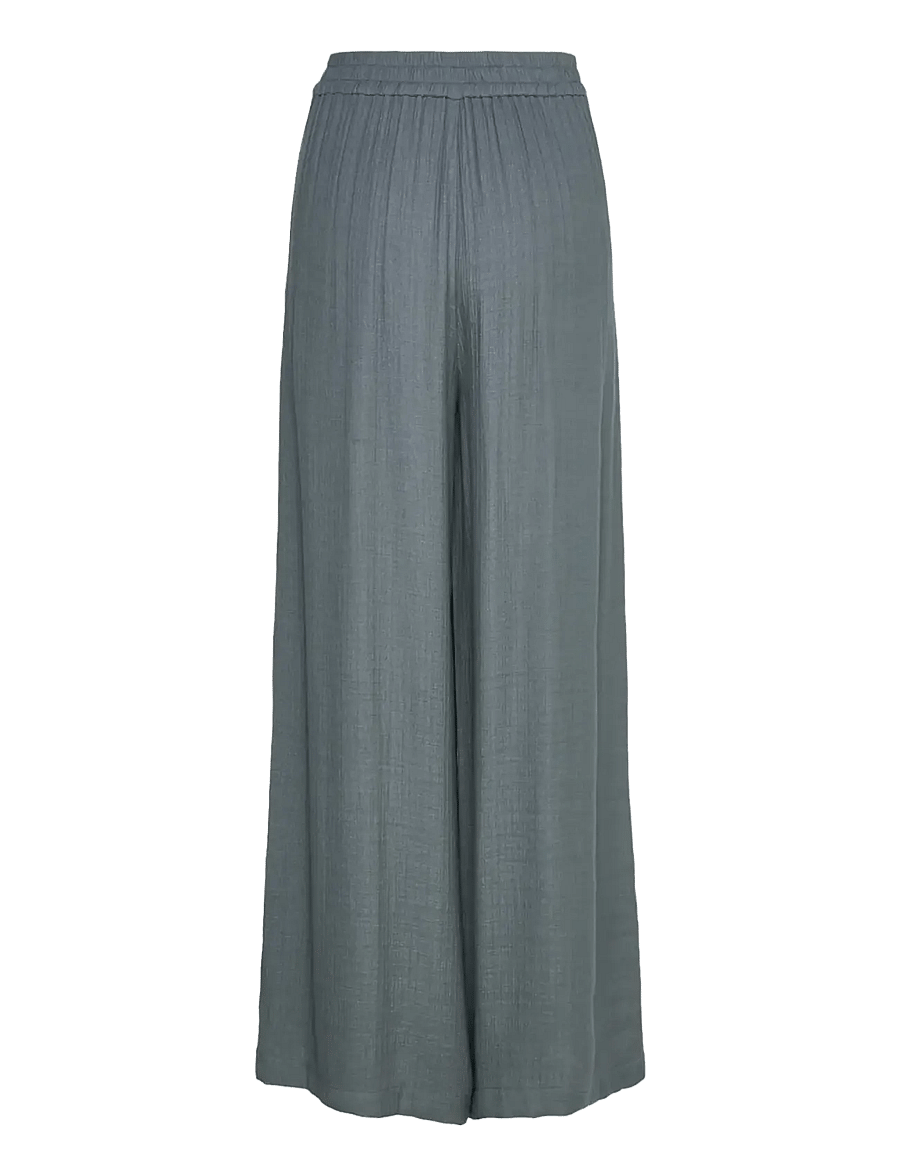Rosemunde - RWMarseille HW Wide Trousers - bukser med brede ben - stormy weather - 1