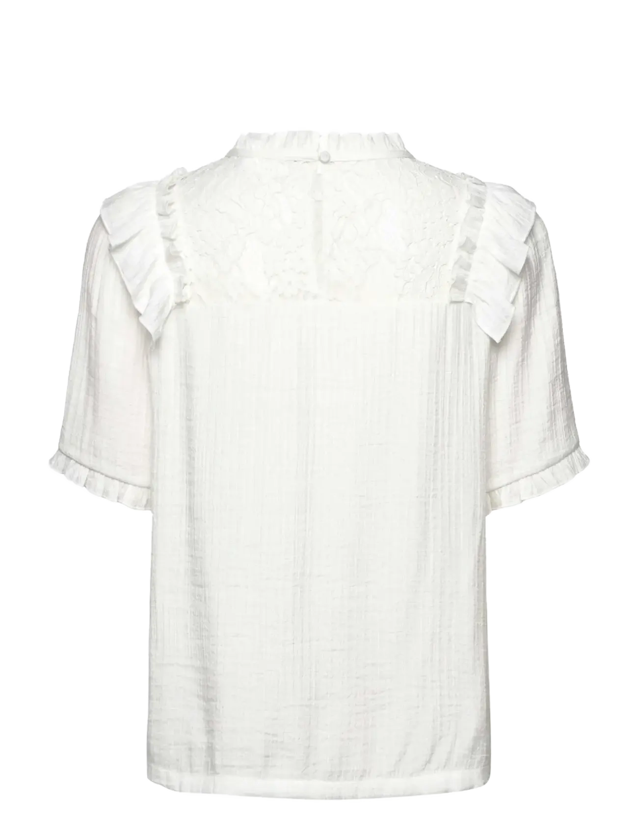 Rosemunde - RWMarseille SS Lace Blouse - cloud dancer - 1