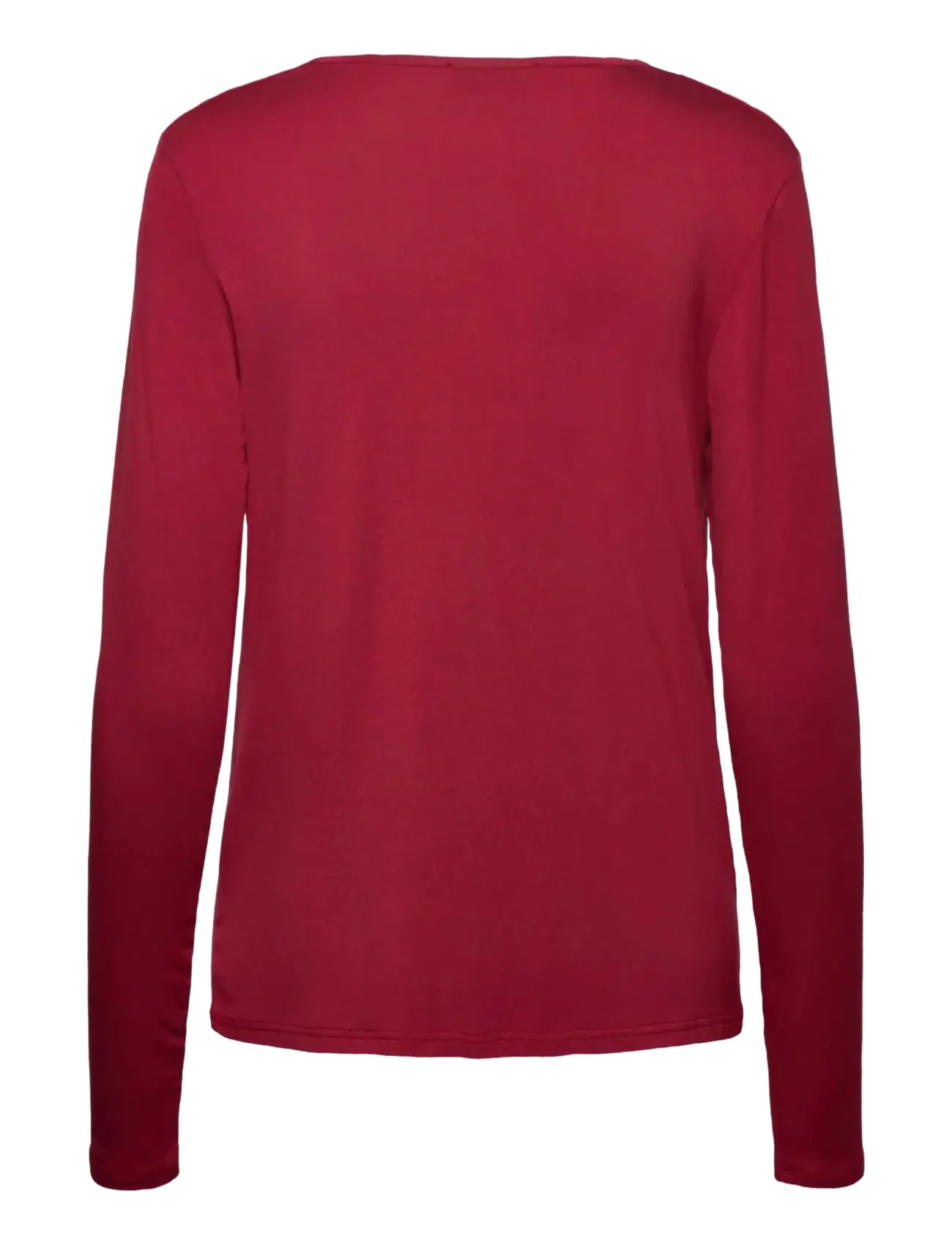 Rosemunde - RWBiarritz Waterfall LS T-shirt - karanda red - 1