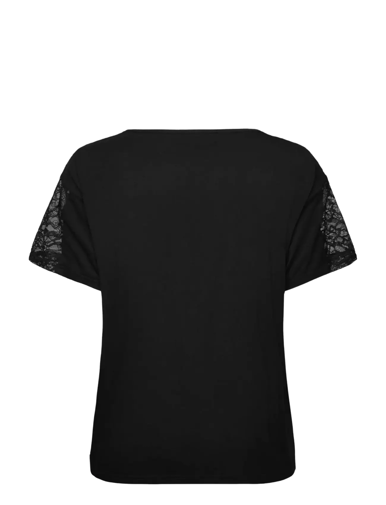 Rosemunde - RWBiarritz SS Lace T-shirt - black - 1