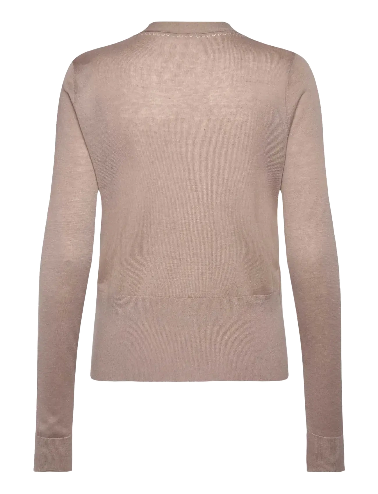 Rosemunde - RWSamira Silk LS Cardigan - mocha meringue - 2