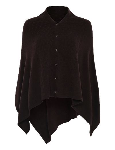 Laica Cashmere Pointelle Poncho - Ponchoer Og Kapper