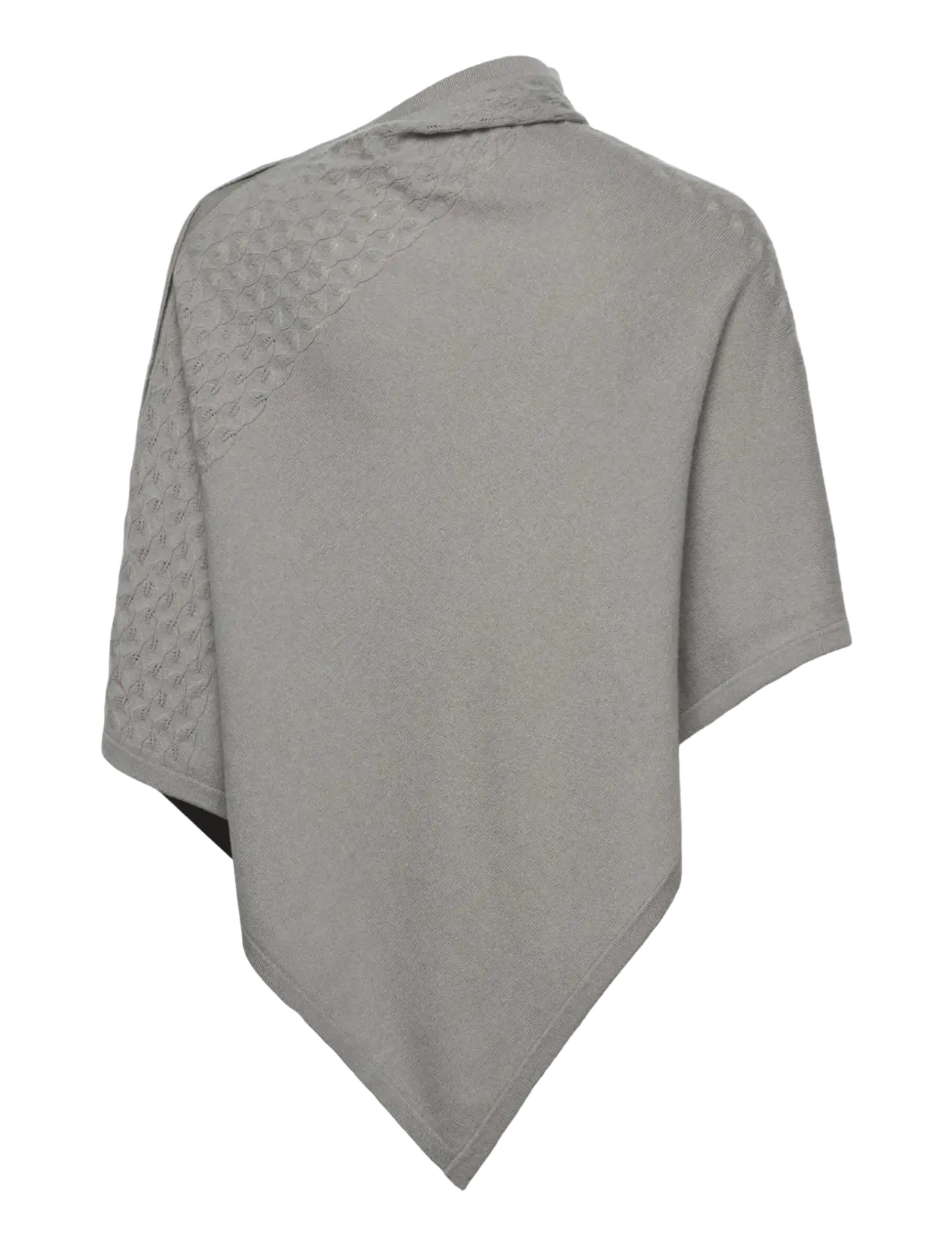 Rwlaica Cashmere Pointelle Poncho 2