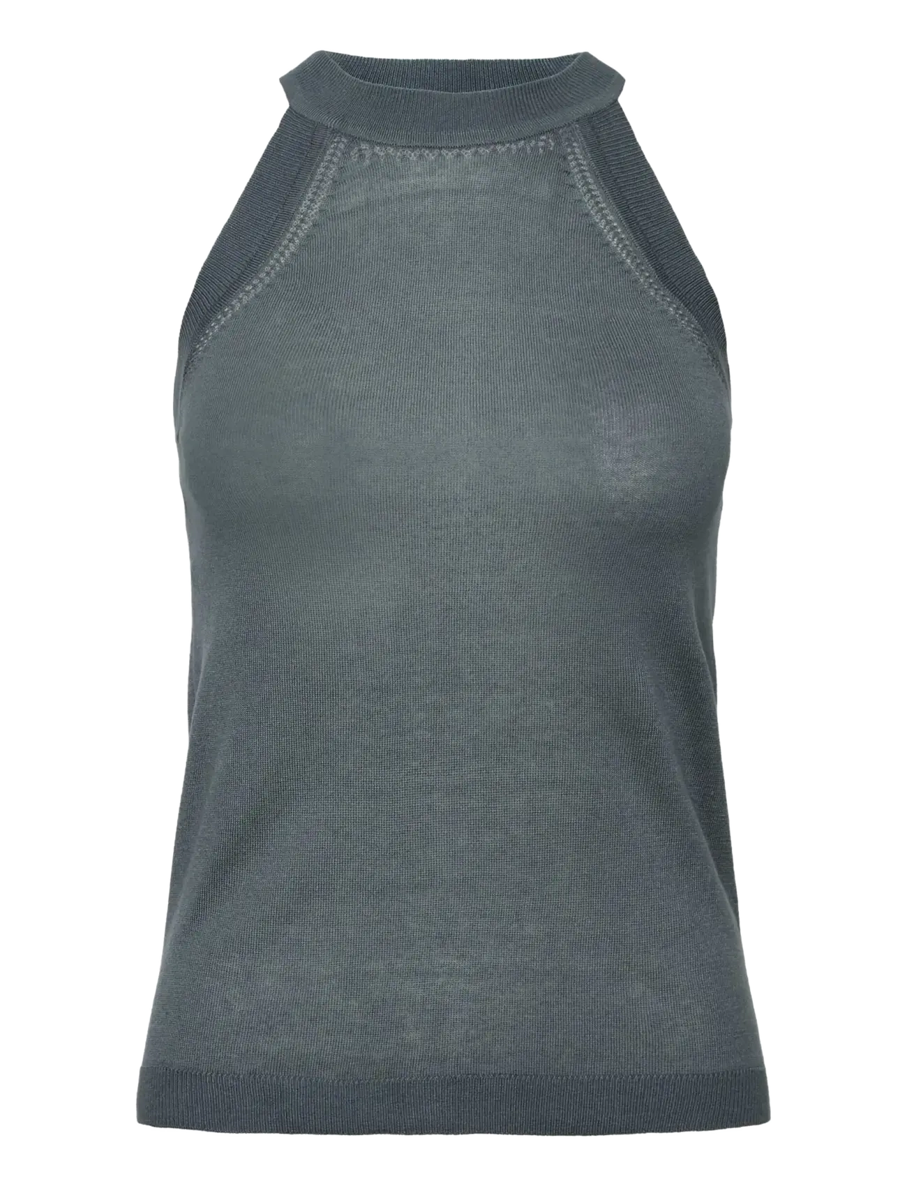 Rosemunde Rwsamira Silk Sl Top, M, T-shirts & Oberteile, Blau - Sleeveless, Frauen