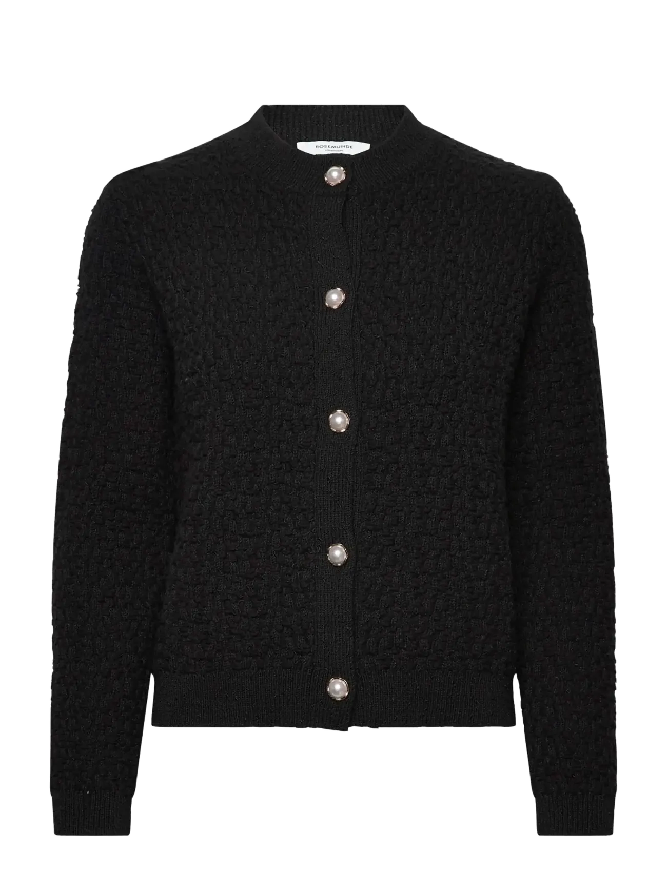 Rosemunde Rwnice Ls Knit Jacket, XS, Jackets, Schwarz - Light-summer Frauen