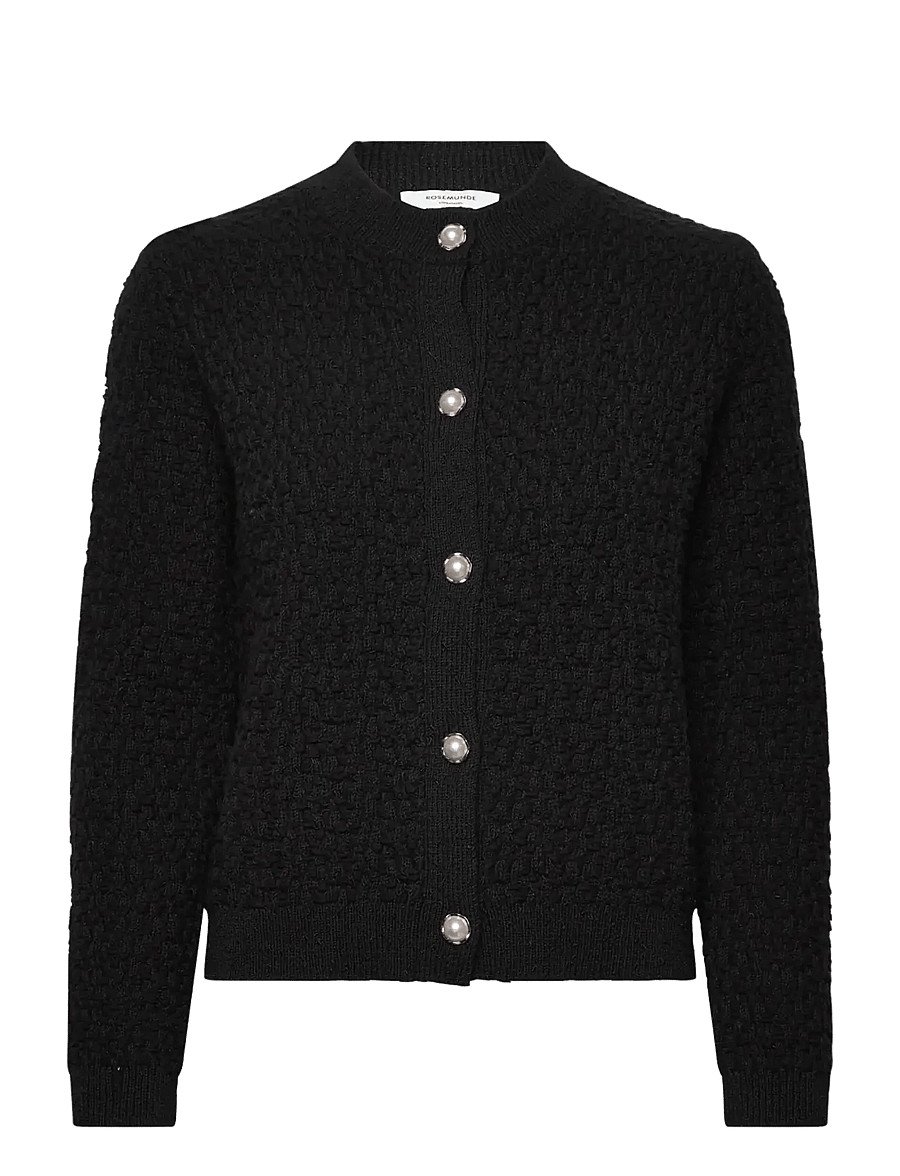Rosemunde - RWNice LS Knit Jacket - black - 0