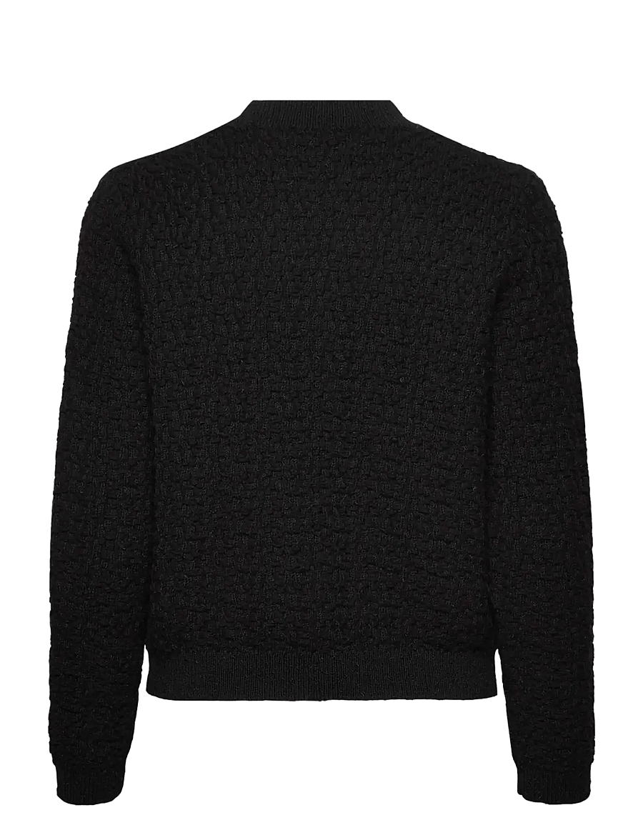 Rosemunde - RWNice LS Knit Jacket - black - 1