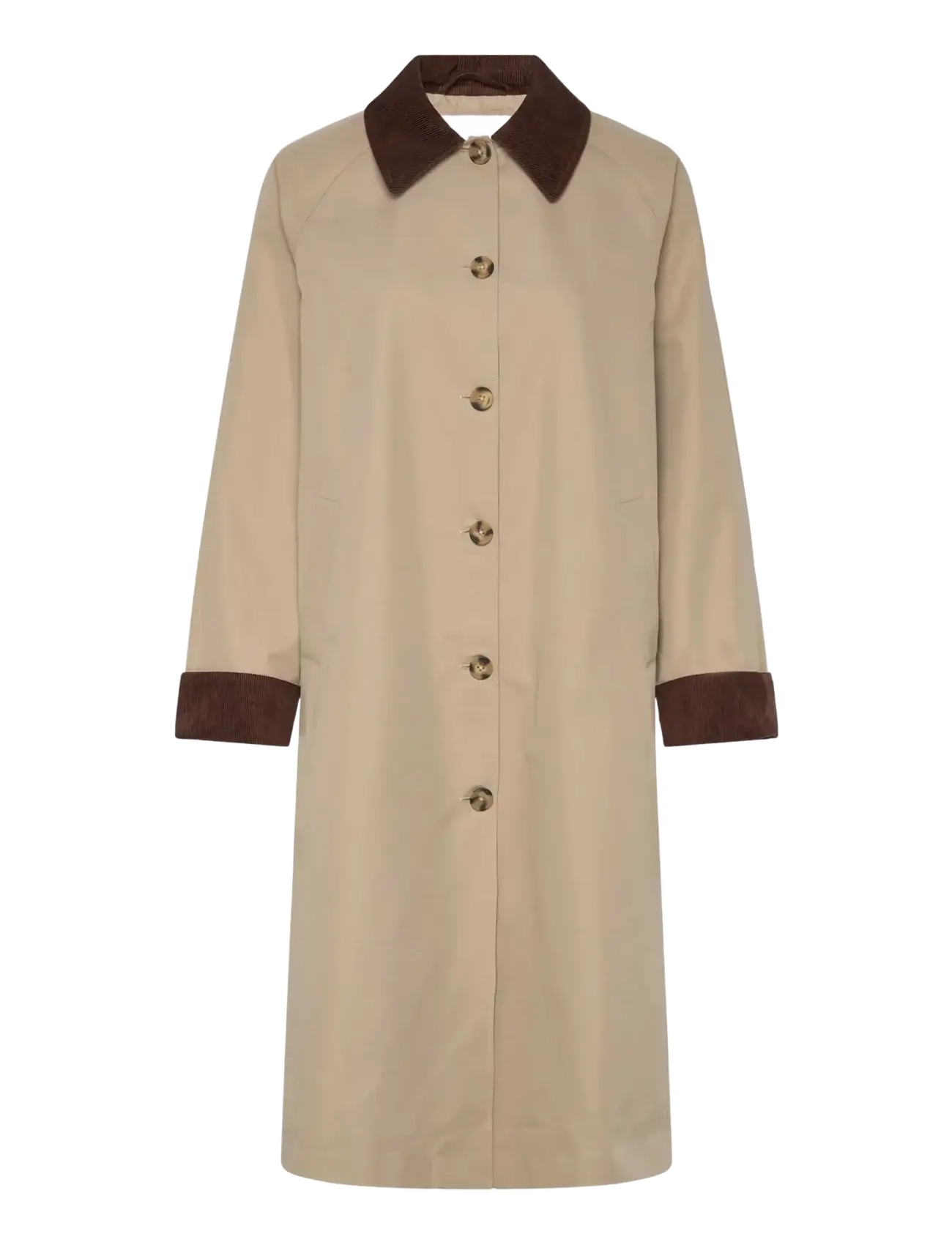ROSEMUNDE Rwdijon Ls Long Mac Mantel Beige - 42 - Damen