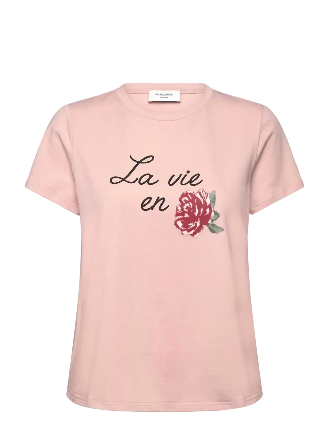 ROSEMUNDE Rwnatali Organic Ss T-Shirt Pink - XS - Damen