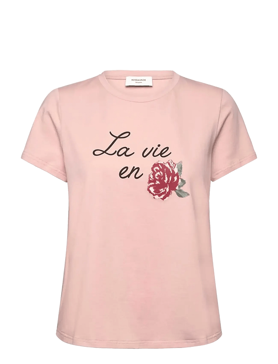 Rosemunde - RWNatali Organic SS T-shirt - t-shirts - la vie print - 0