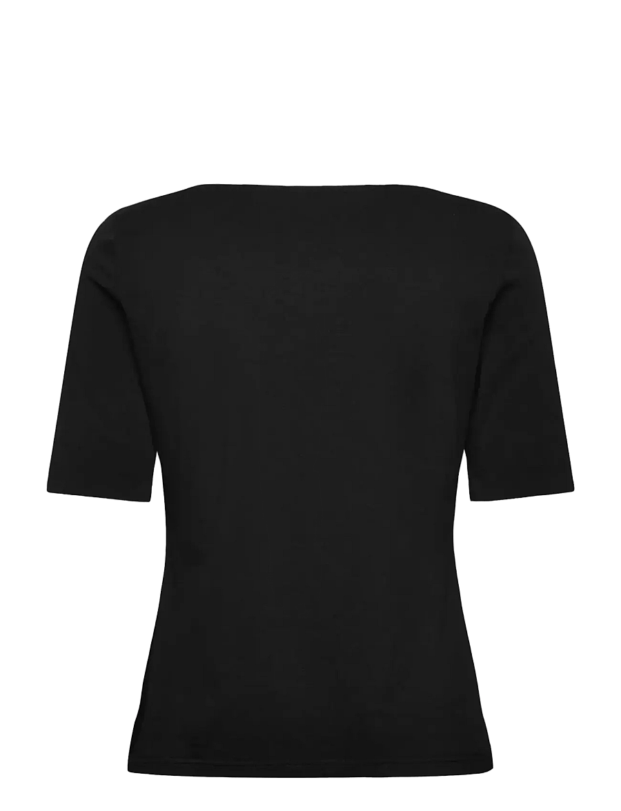 Rosemunde - RWNatali Organic Square 2/4 T-shirt - t-shirts - black - 1