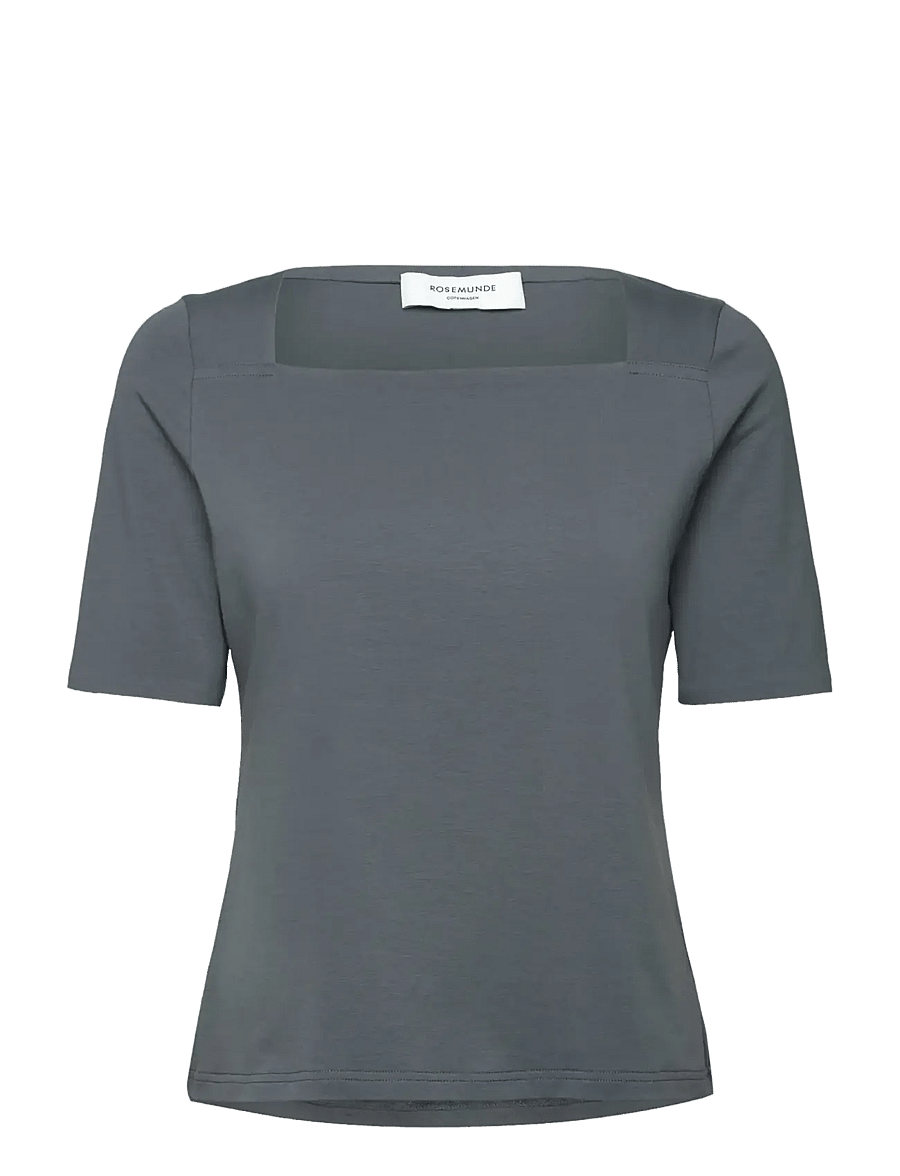 Rosemunde - RWNatali Organic Square 2/4 T-shirt - t-shirts - stormy weather - 0