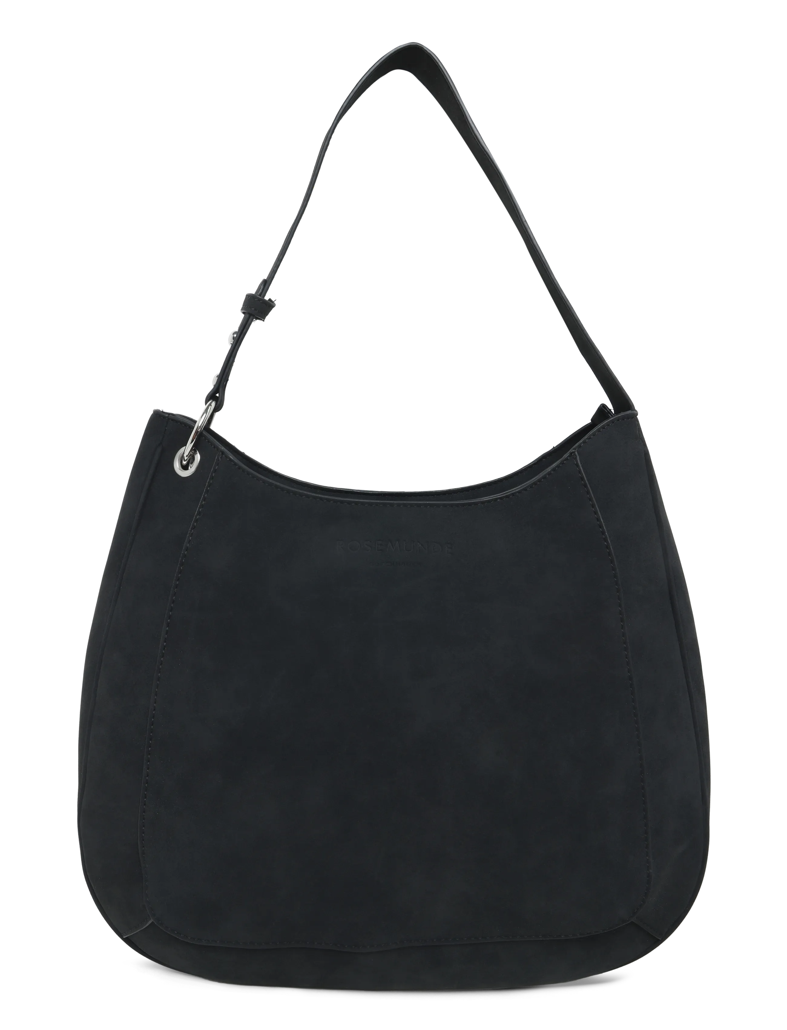 Rosemunde RBLouis Medium Shoulder Bag - Väskor - BLACK SILVER / black