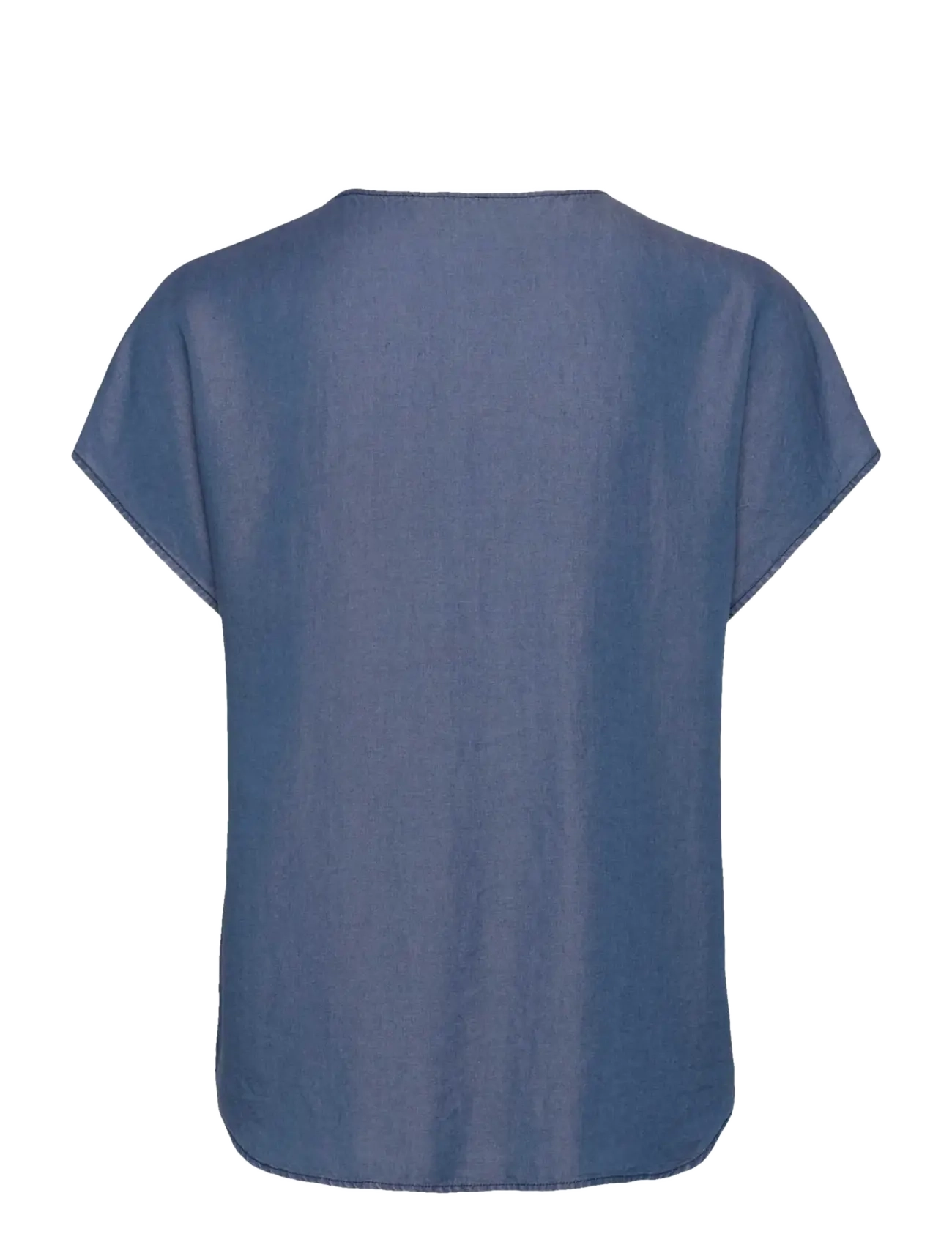 Rosemunde - RWDallas SL Blouse - kortærmede bluser - medium denim blue - 2