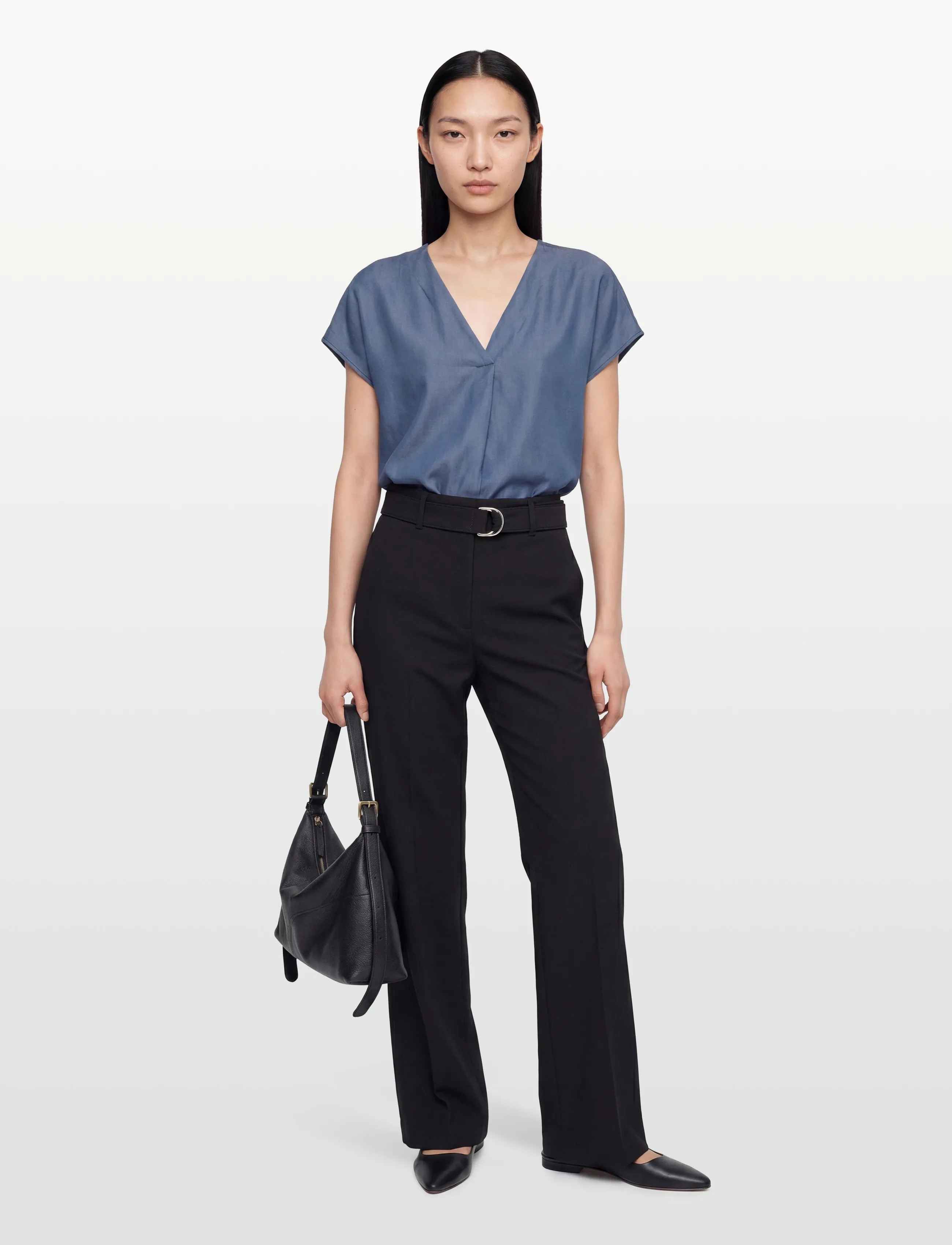 Rosemunde RWDallas SL Blouse - Blusen - MEDIUM DENIM BLUE / blue