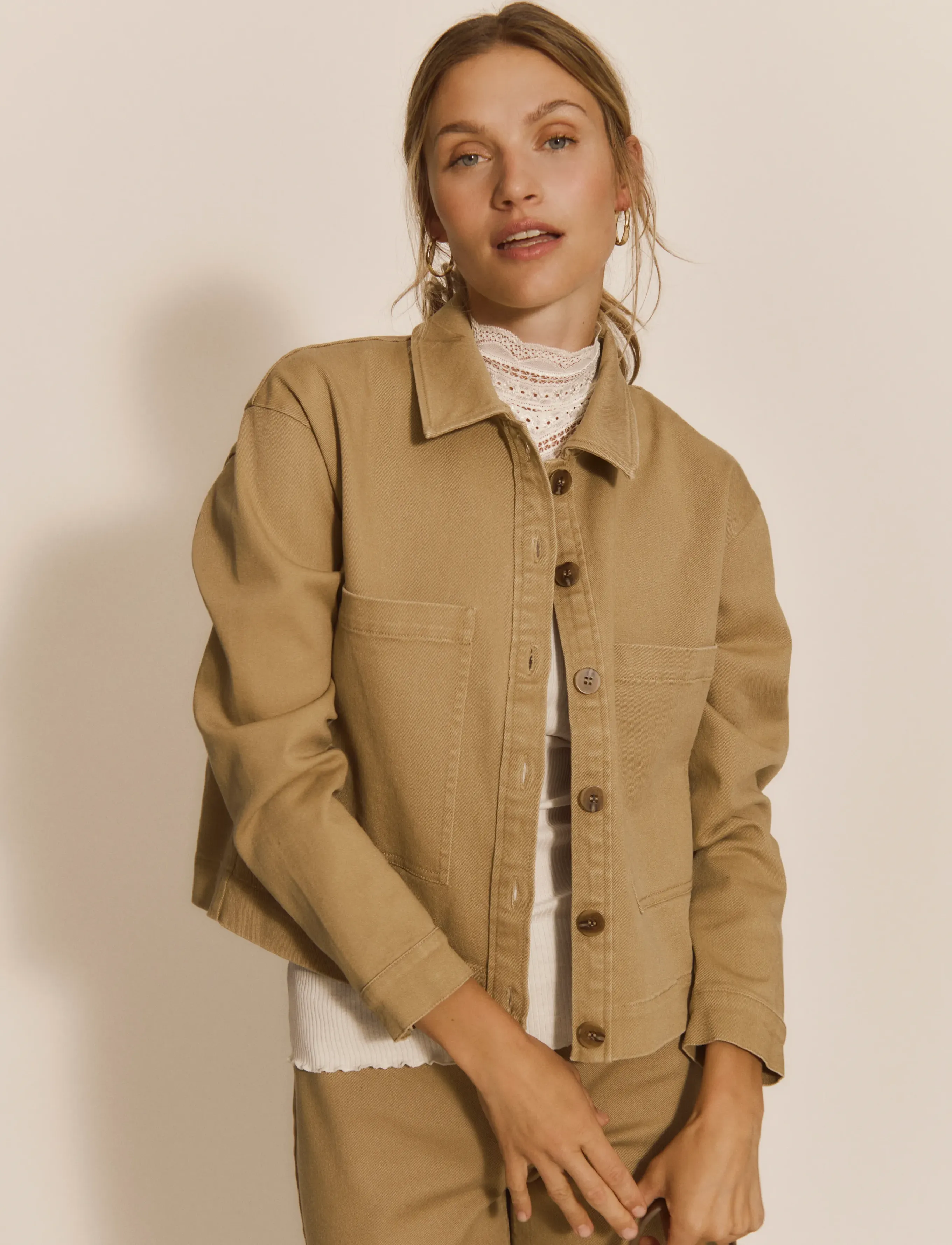 Rosemunde RWAlix Short Jacket - Jakker - SILVER MINK / beige