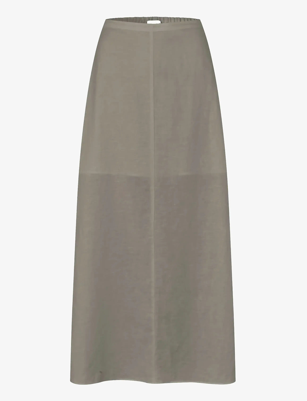 Rosemunde - RWEsther Linen Long Skirt - maxi röcke - dried sage - 0