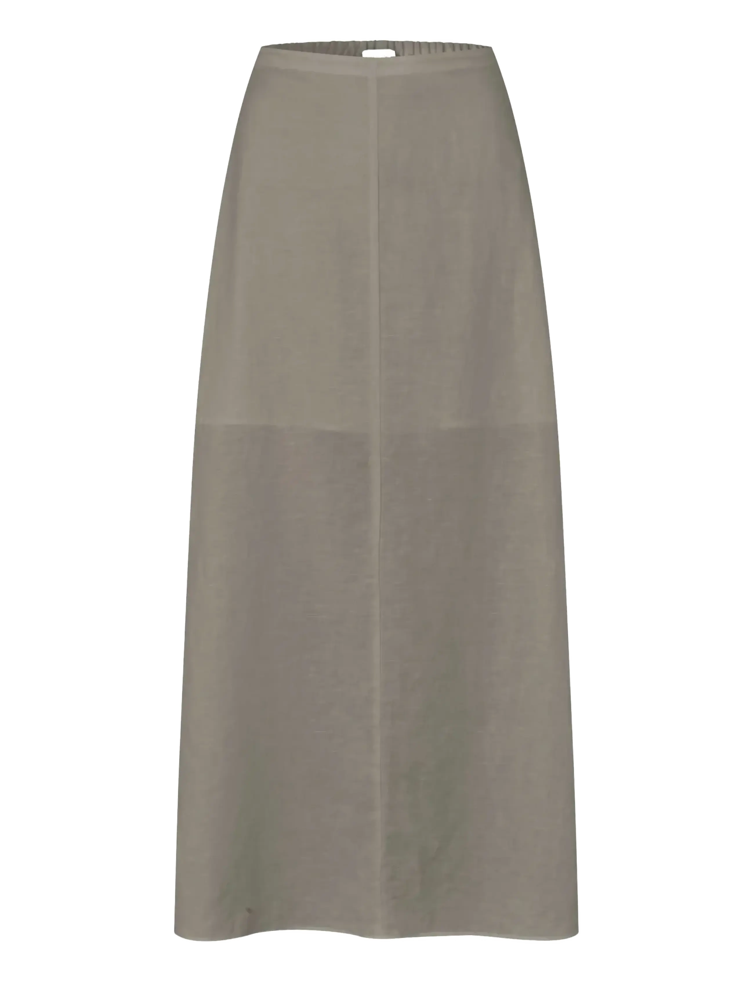 Rosemunde RWEsther Linen Long Skirt - Riided - DRIED SAGE / khaki/green