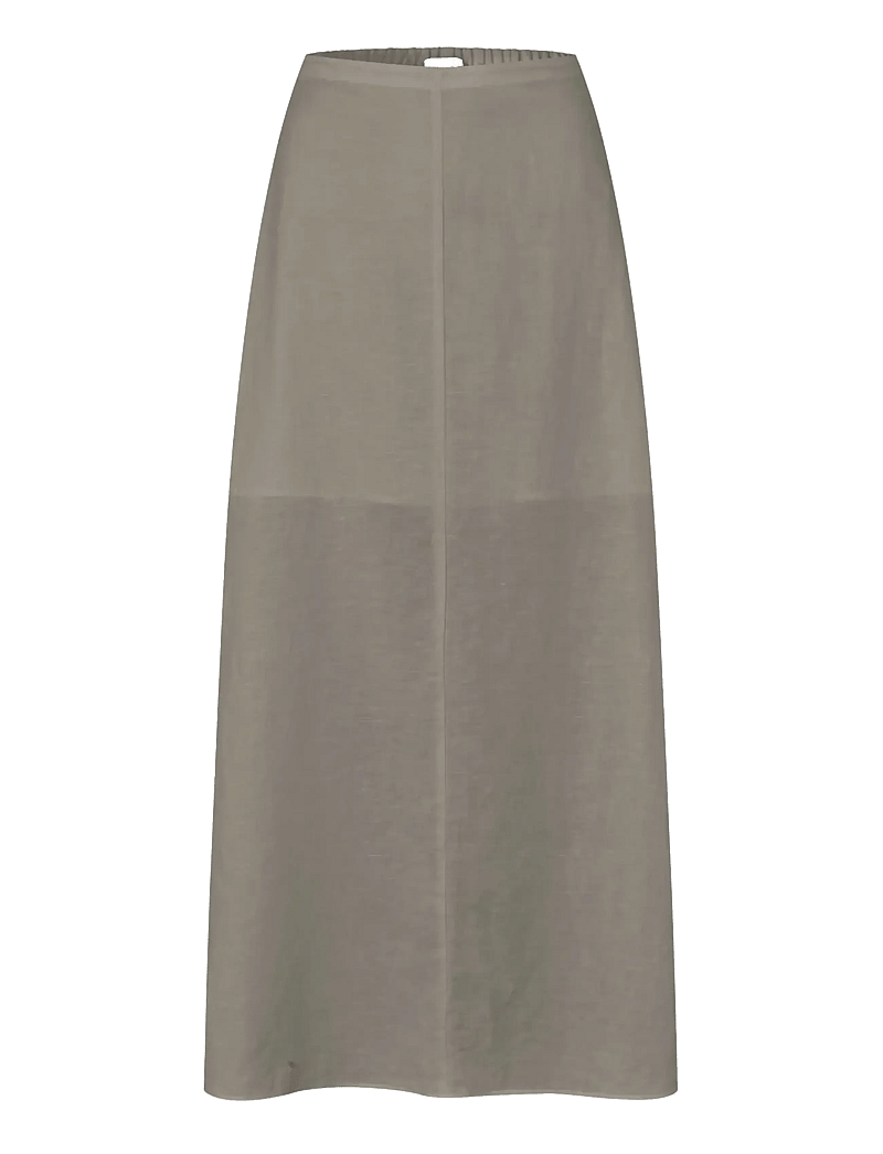 Rosemunde - RWEsther Linen Long Skirt - maxi röcke - dried sage - 0