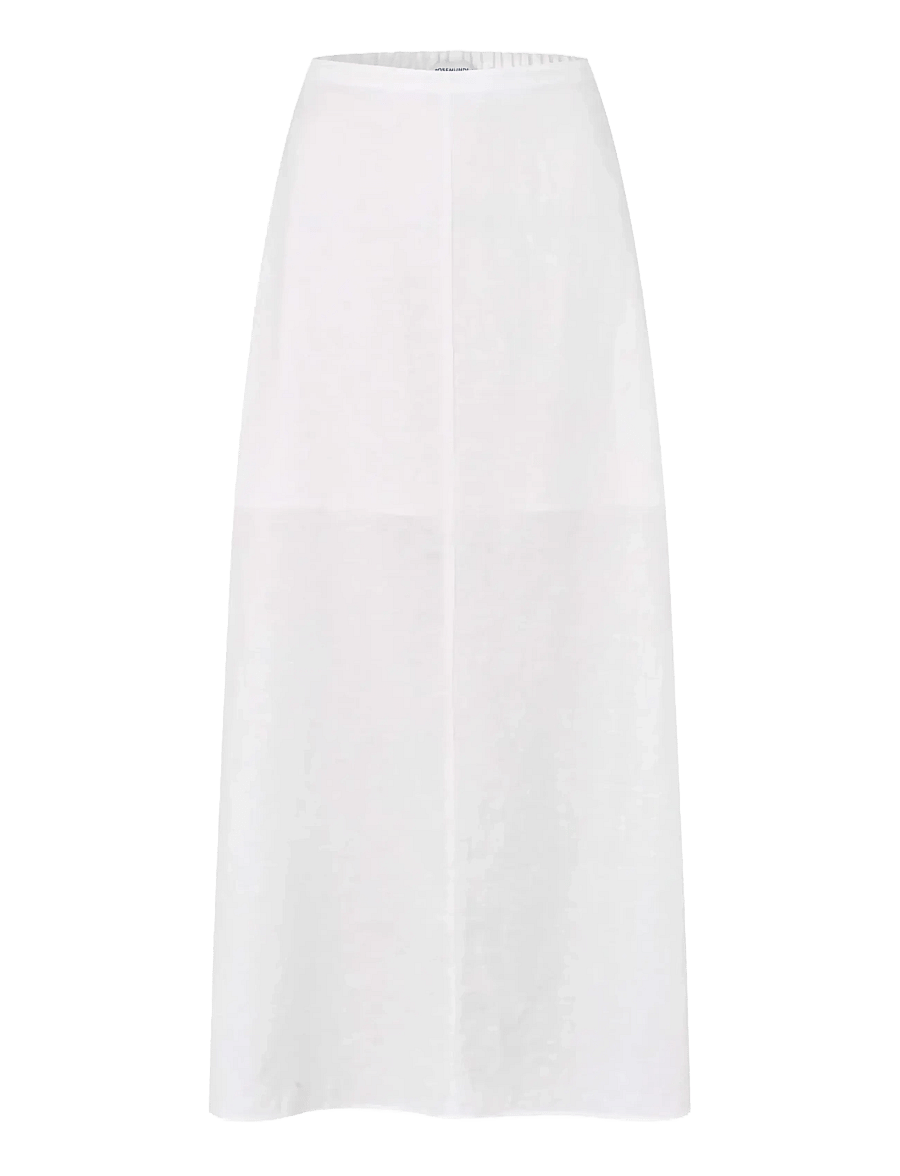Rosemunde - RWEsther Linen Long Skirt - maxi röcke - new white - 1