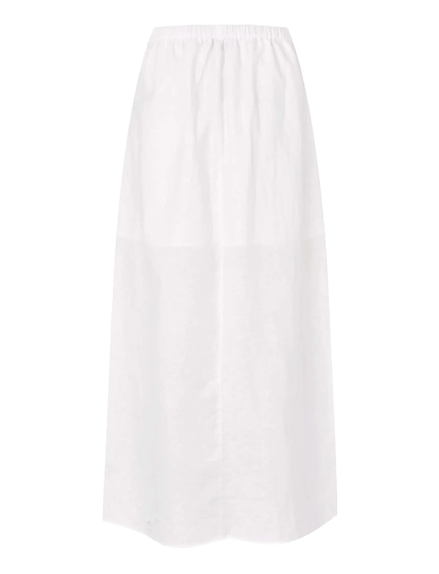 Rosemunde - RWEsther Linen Long Skirt - maxi röcke - new white - 2
