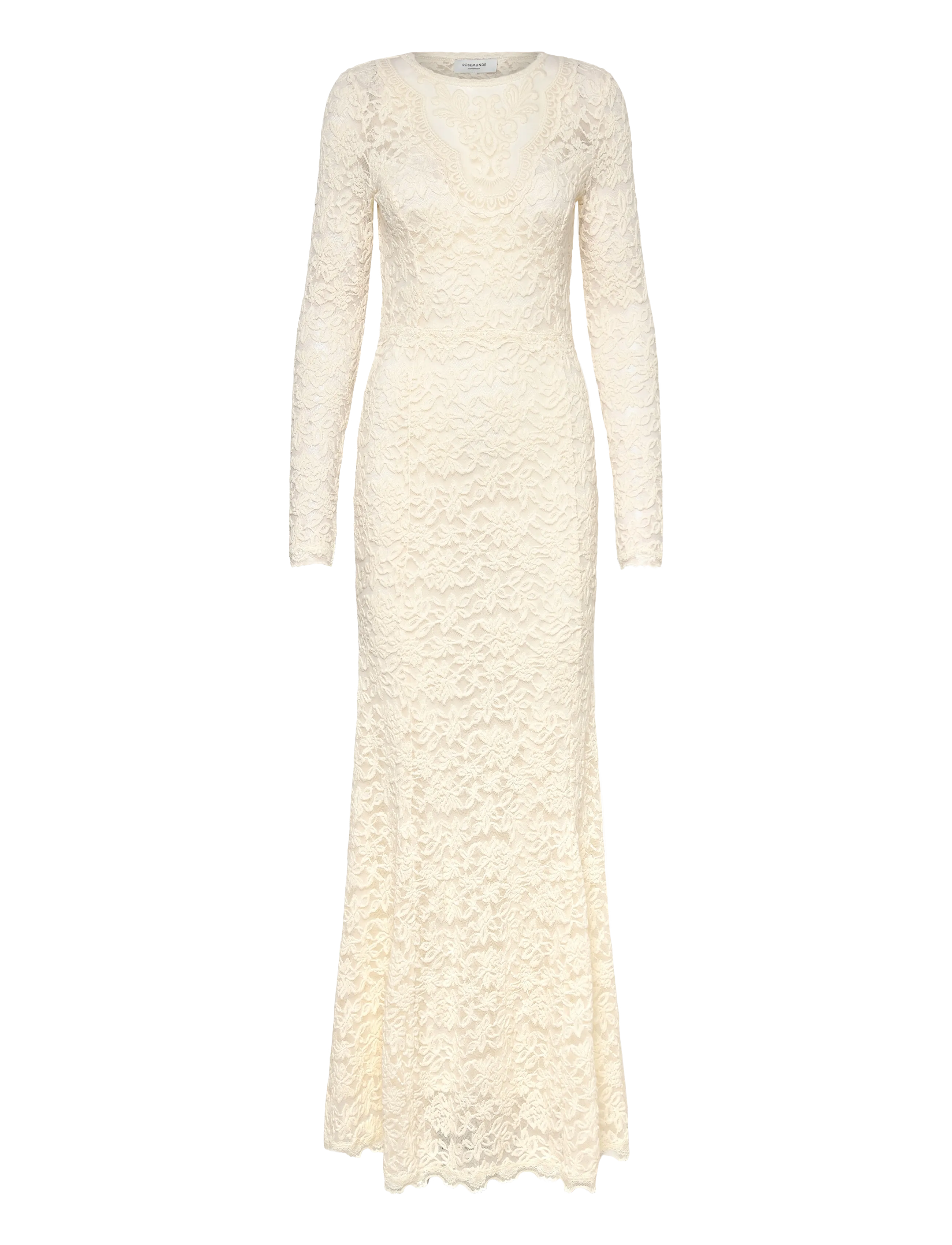 Rosemunde RWDelicia LS Long Bridal Dress - Kollektsioonid - IVORY / cream