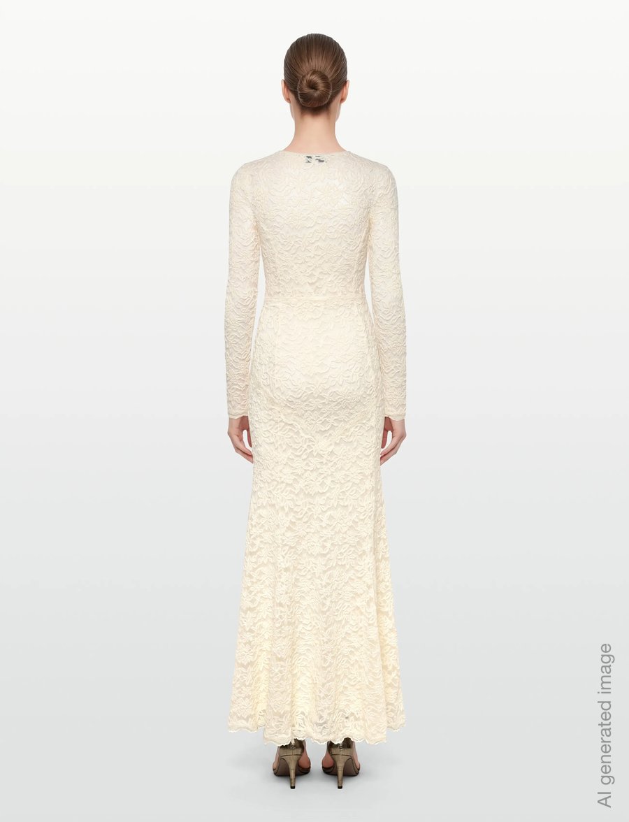 Rosemunde - RWDelicia LS Long Bridal Dress - pulmakleidid - ivory - 4