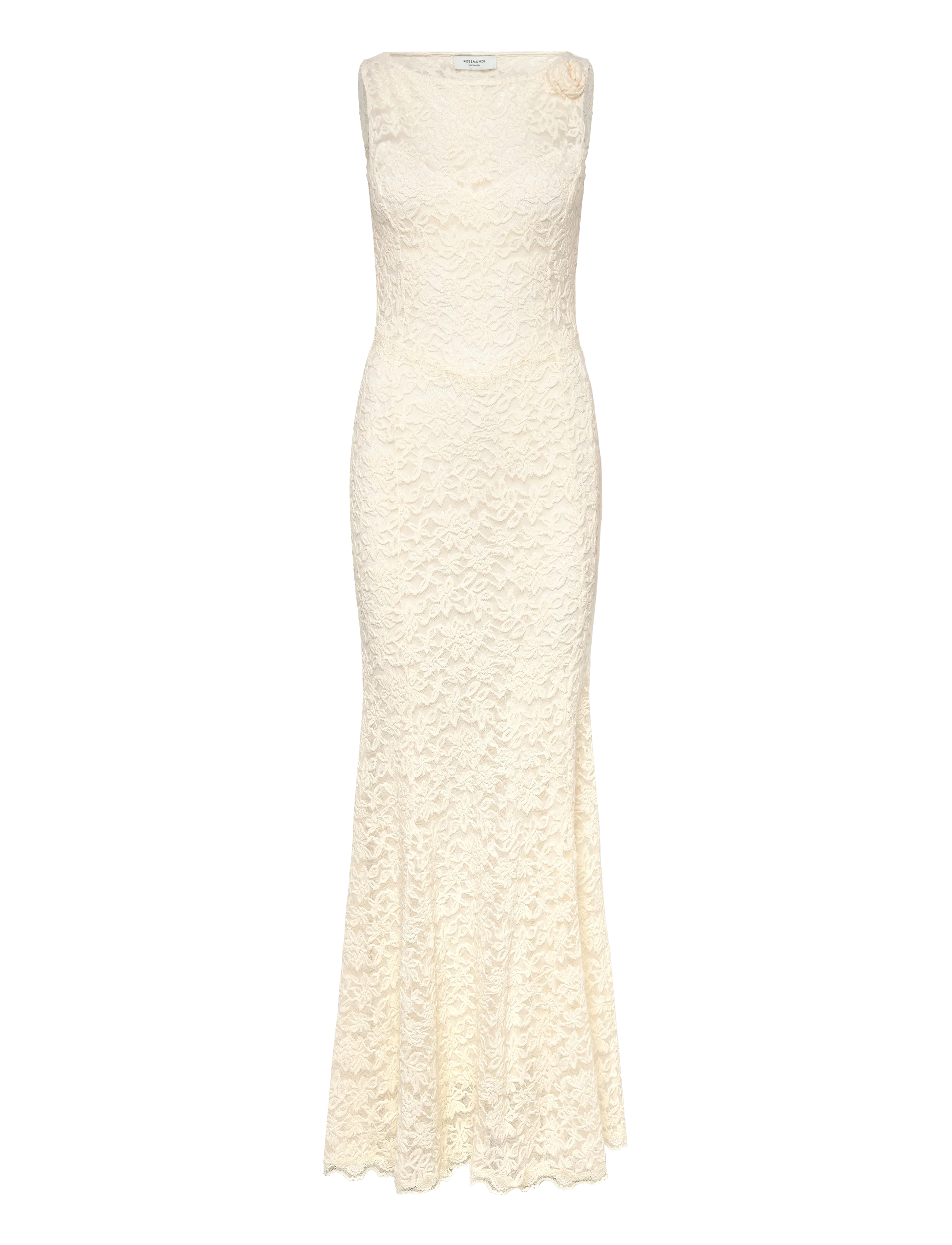 Rosemunde - RWDelicia SL Boatneck Long Bridal D - lace dresses - ivory - 1