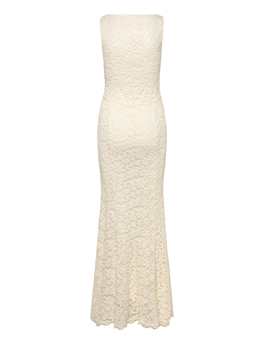 Rosemunde - RWDelicia SL Boatneck Long Bridal D - lace dresses - ivory - 2